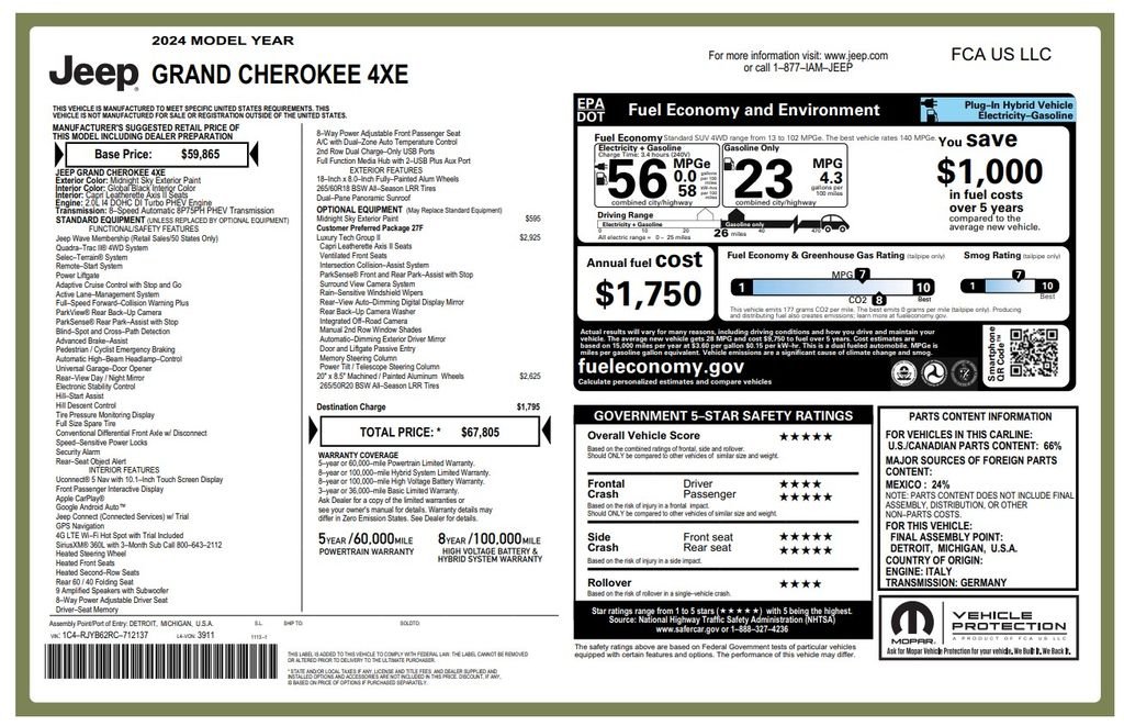 jeep grand cherokee 2024 1C4RJYB62RC712137 image jeep grand cherokee 2024 1C4RJYB62RC712137 image